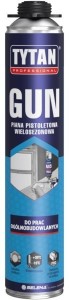 Tytan piana GUN 750ml-pistolet.prof.WIELOSEZONOWA 