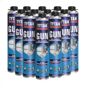 Tytan piana GUN 750ml-pistolet.prof.WIELOSEZONOWA 12szt 